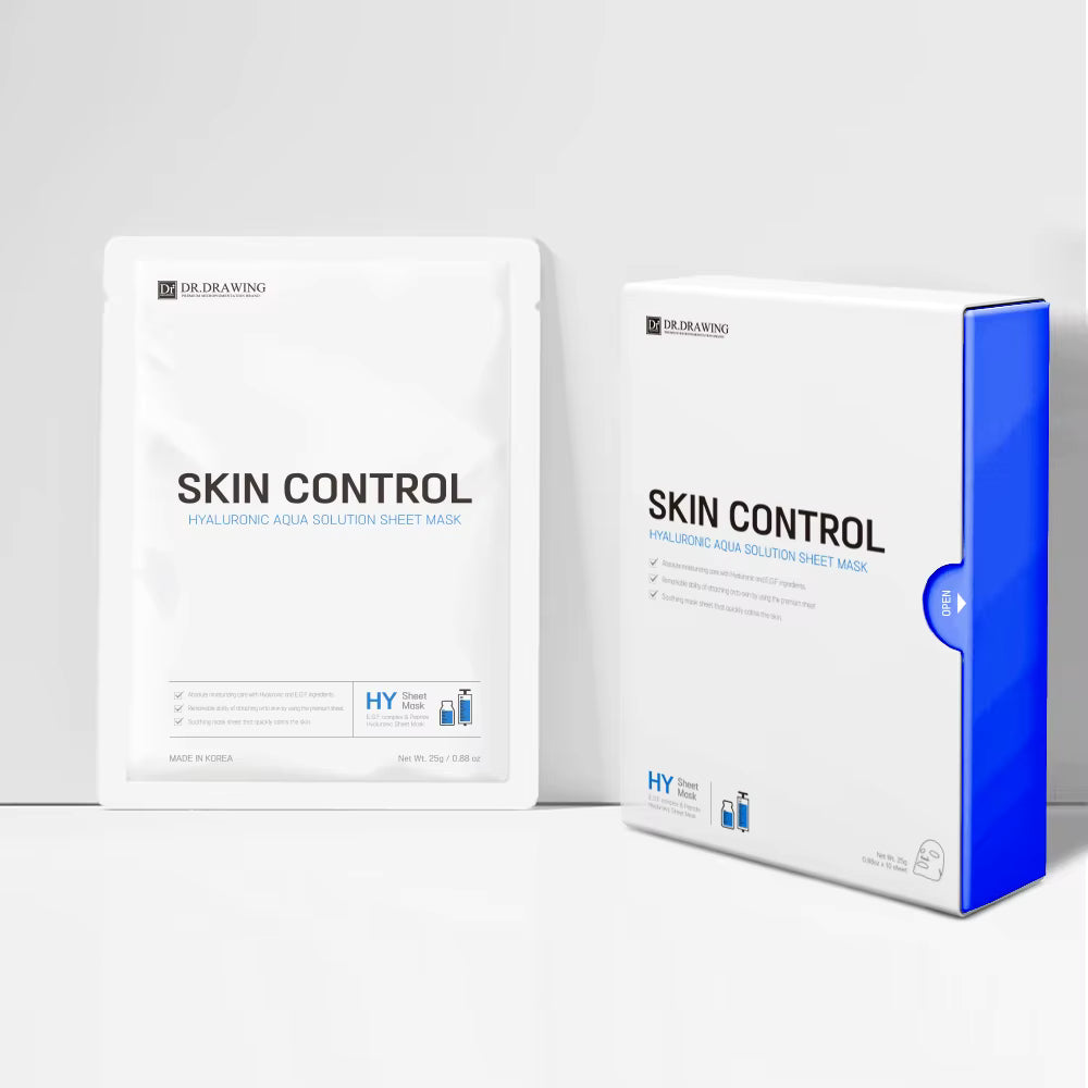 Dr. Drawing Skin Control Hyaluronic Aqua Solution Sheet Masks