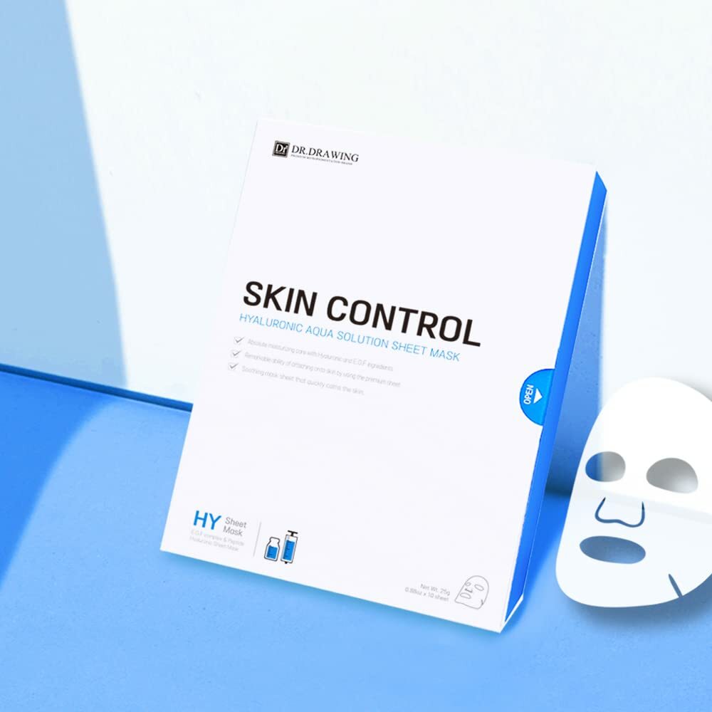 Dr. Drawing Skin Control Hyaluronic Aqua Solution Sheet Masks