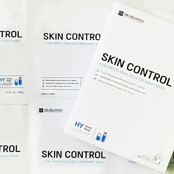 Dr. Drawing Skin Control Hyaluronic Aqua Solution Sheet Masks