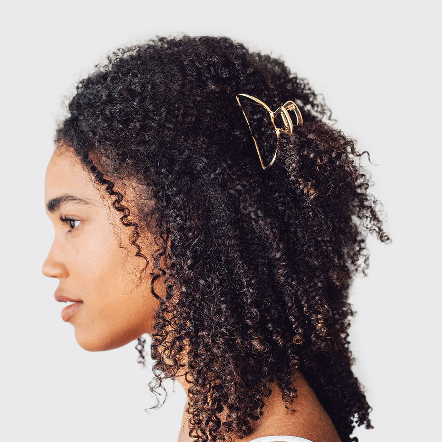 Kitsch Gold Metal Claw Clip
